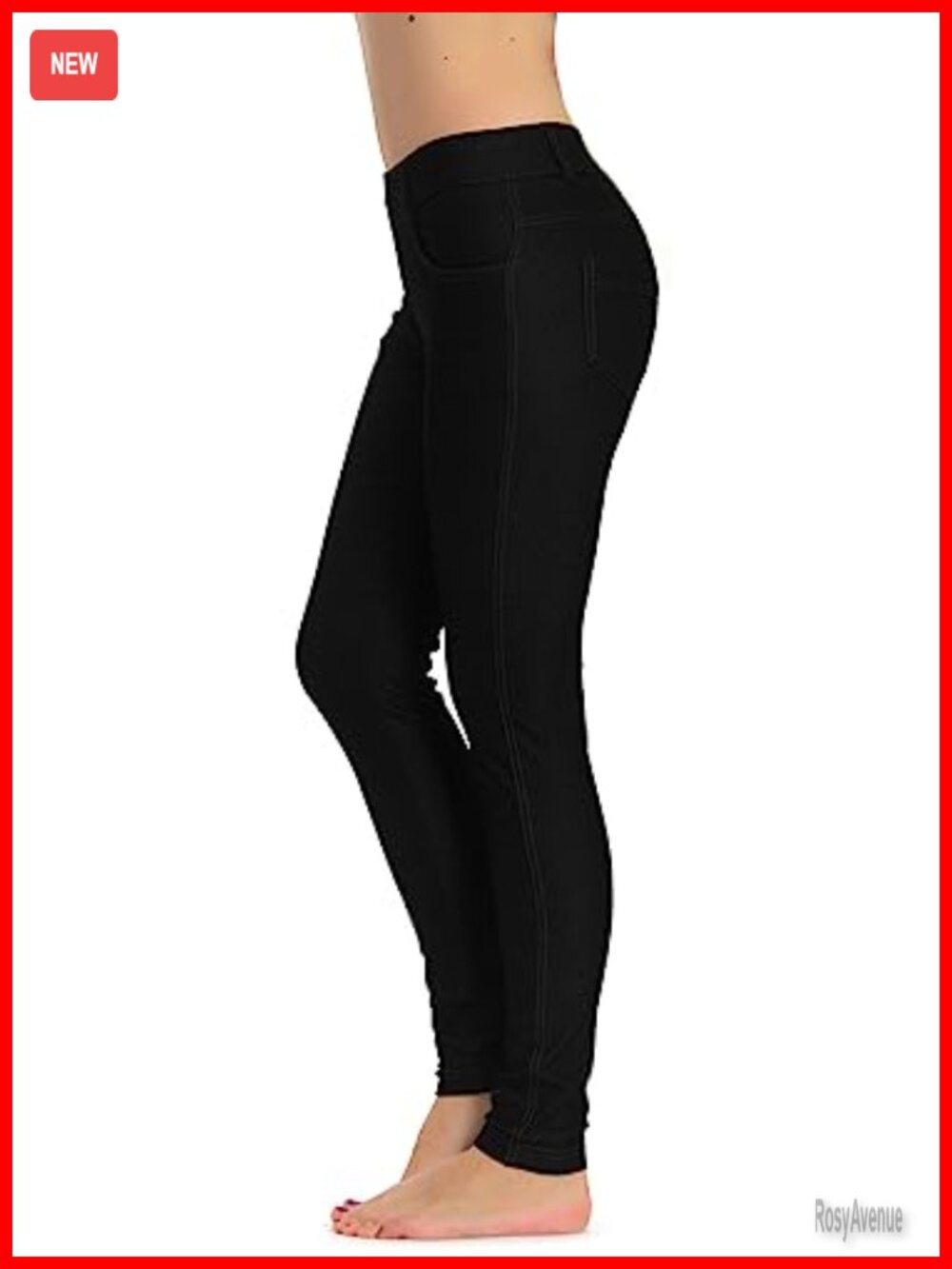 Women's Jean Look Jeggings Slimming Cotton Spandex Leggings